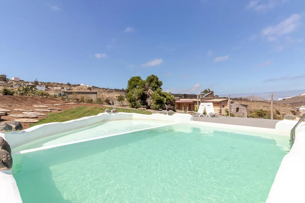 Santa Maria de Guia de Gran CanariaFlatguest Charming House + Pool + Terrace + Views别墅