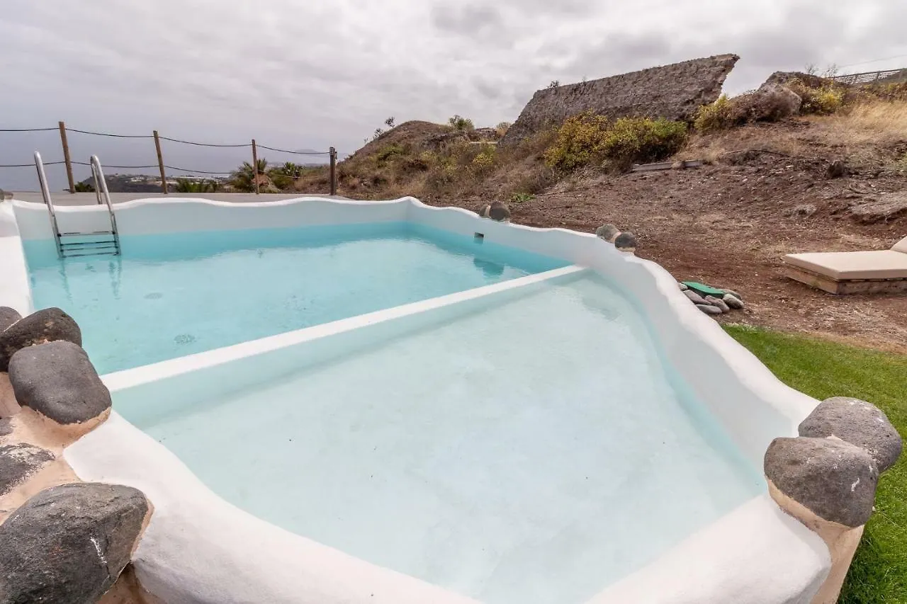 度假居 Santa Maria de Guia de Gran CanariaFlatguest Charming House + Pool + Terrace + Views别墅